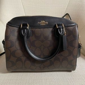 Coach mini satchel purse